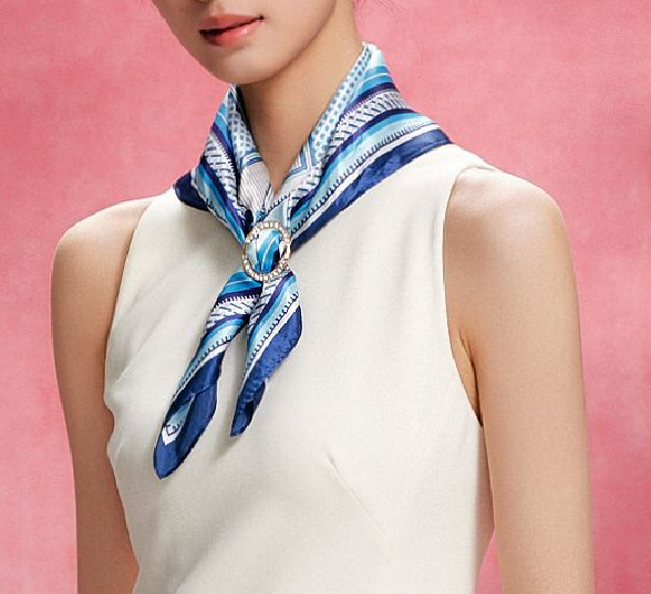 Silk Satin scarf Equestrian