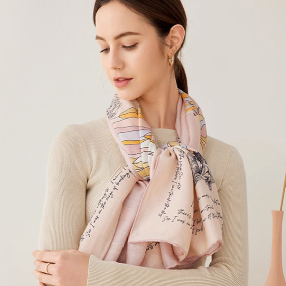 Silk/wool  Shawl (Pegasus)