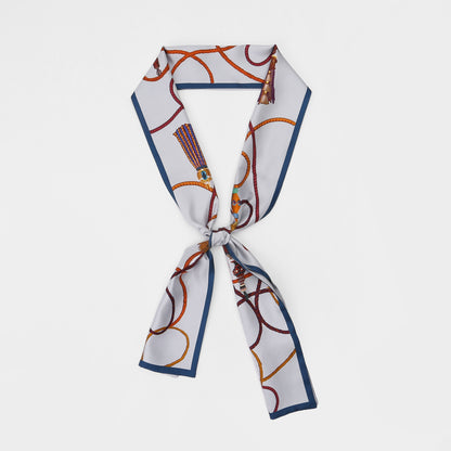 Silk ribbon scarf  008