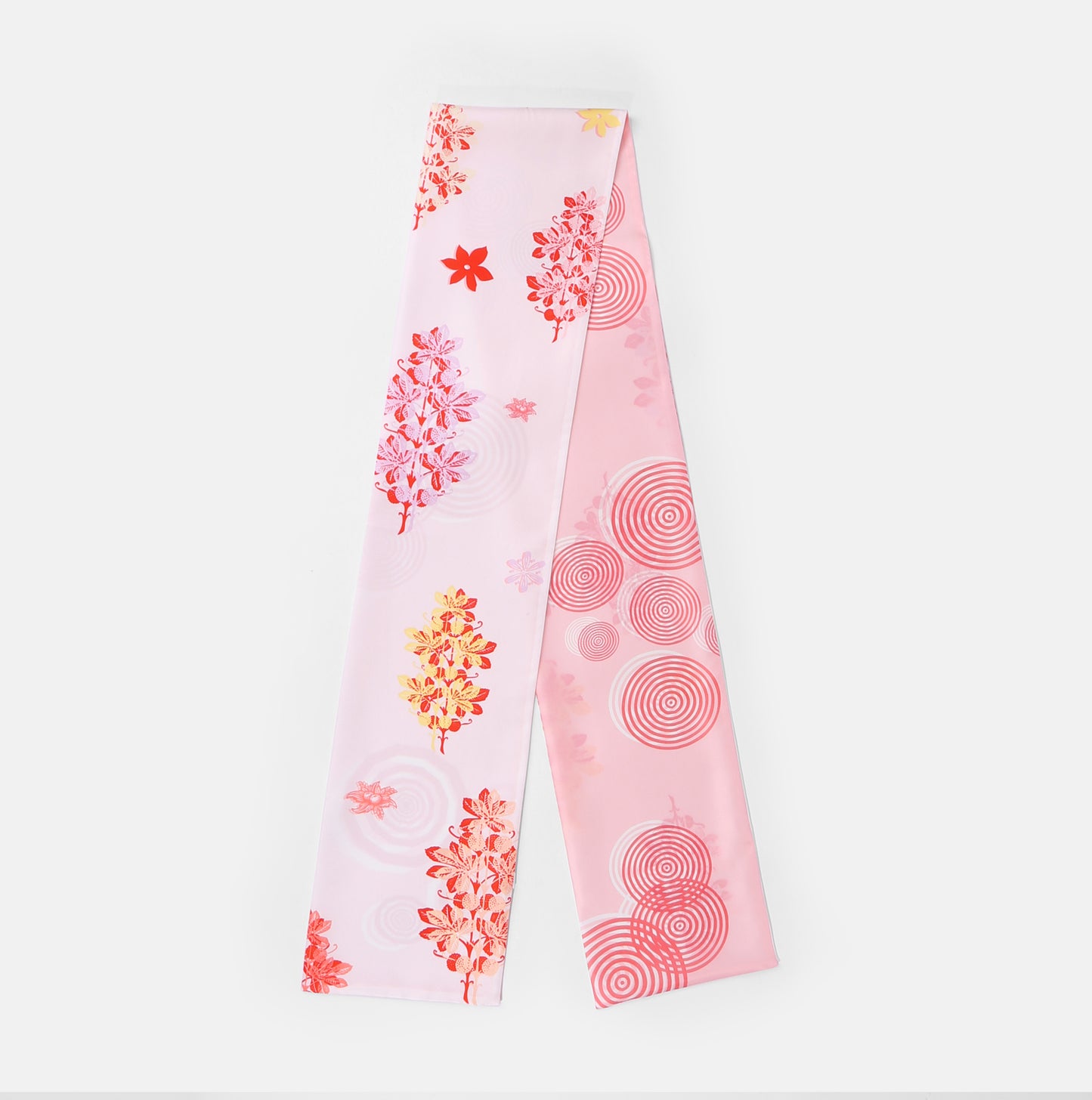Silk ribbon scarf  015
