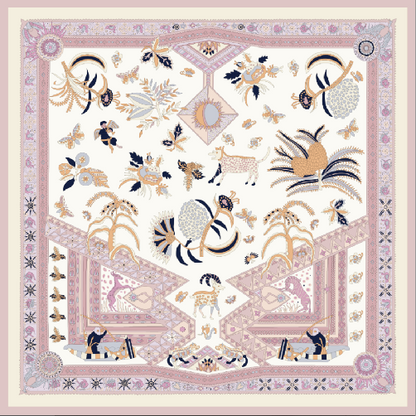 Silk twill scarf  Fairyland