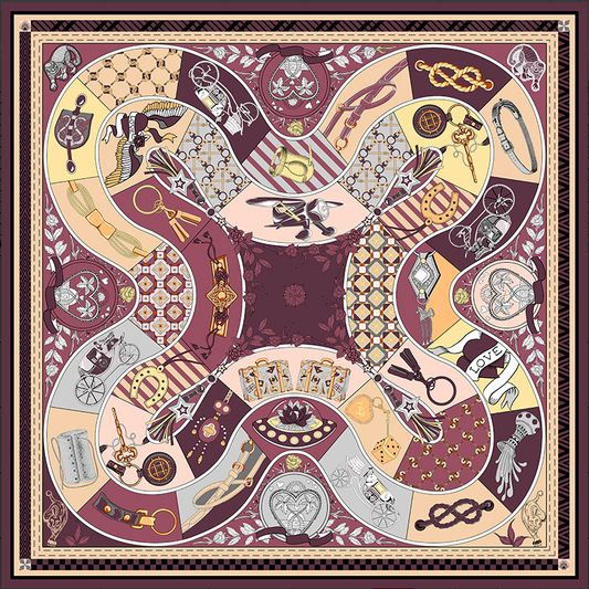 Big Silk twill scarf  （4203）