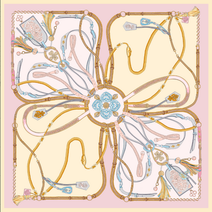 Silk satin scarf  （gag rein）