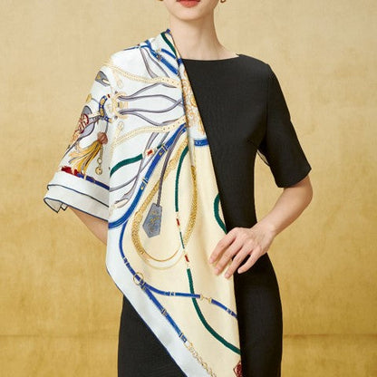 Silk satin scarf  （gag rein）