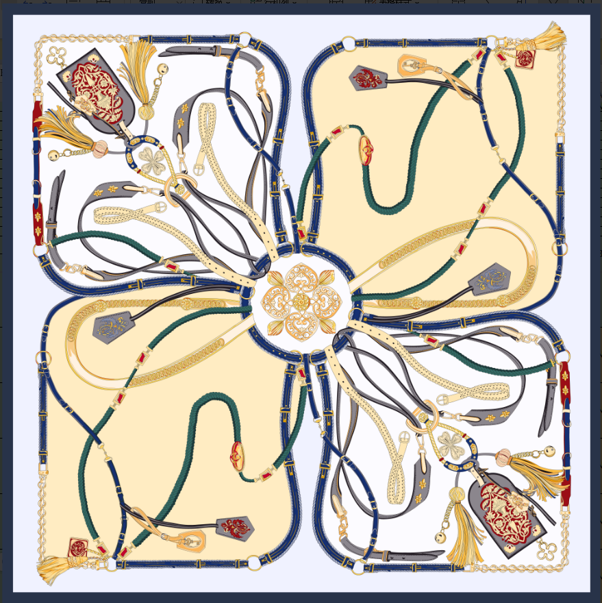 Silk satin scarf  （gag rein）