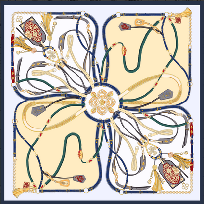 Silk satin scarf  （gag rein）